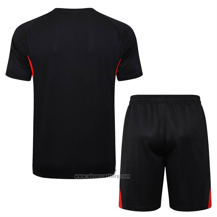 Tracksuit Bayern Munich Short Sleeve 2025-2026 Black - Shorts